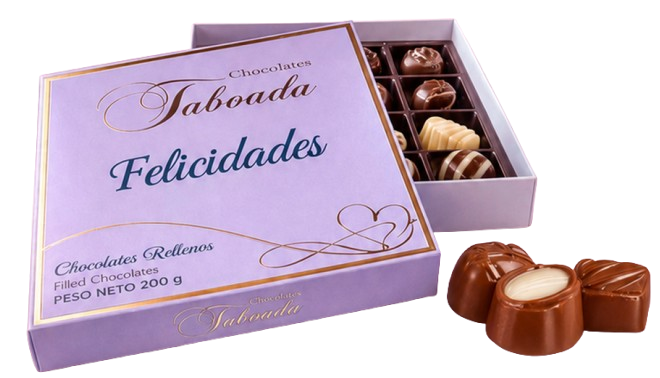 Caja Lila Felicidades